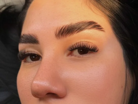 Eyebrow henna design and waxing — Meraki Studio Miami